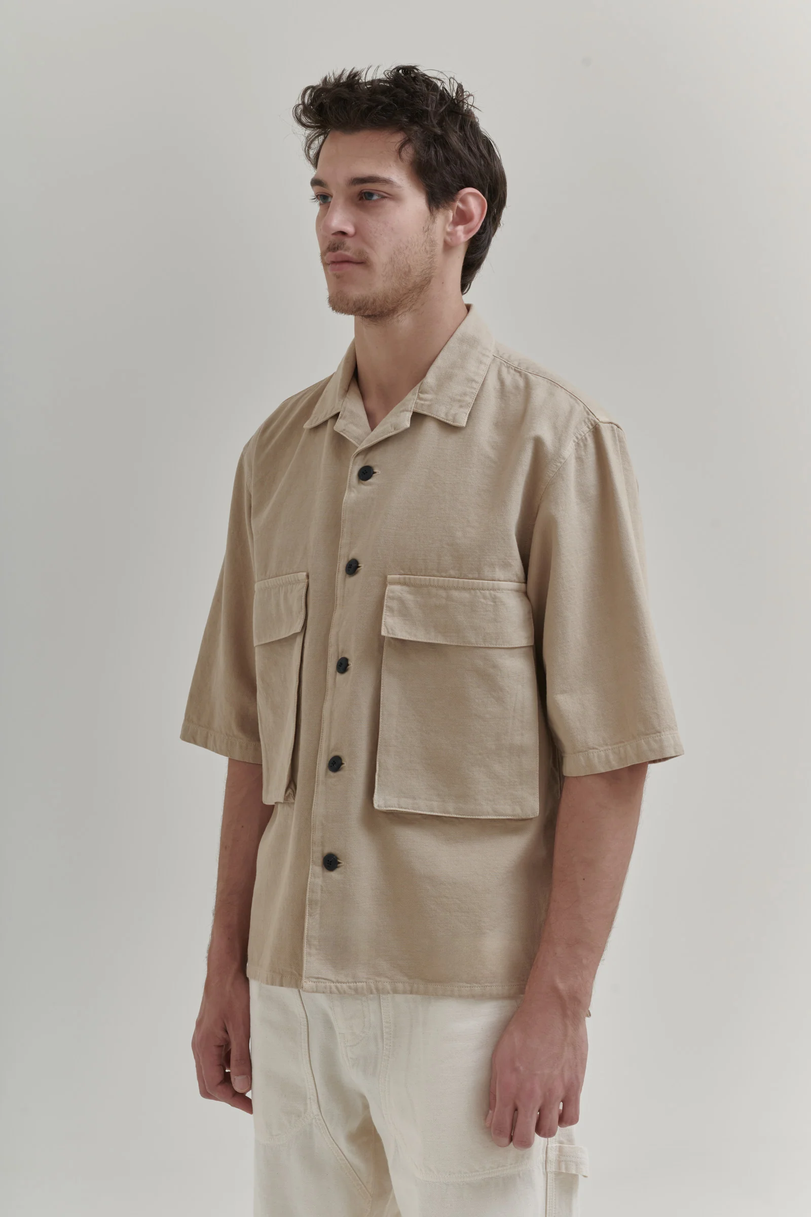BOWLING SHIRT KHAKI - Image 3