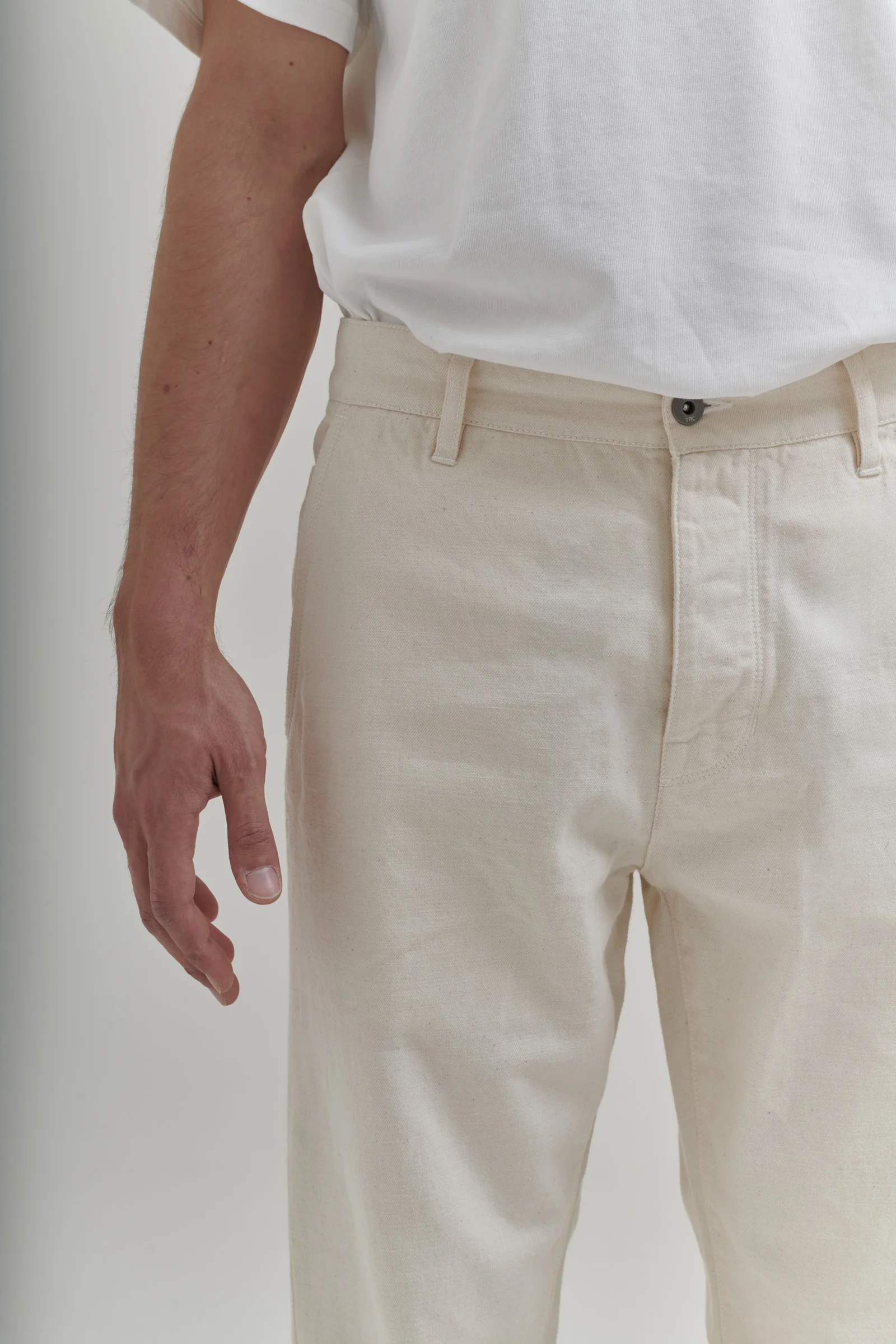 WORK CHINO ECRU - Image 3